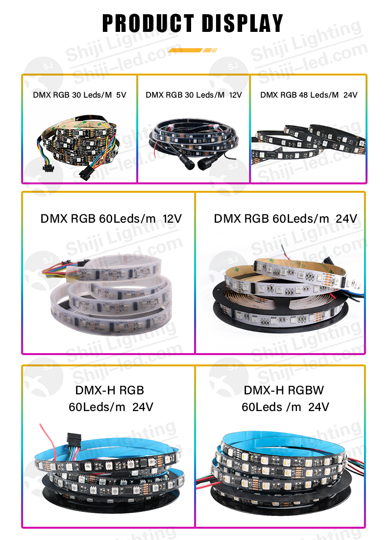 Dmx Rgb Rope IP68 Addressable Neon Strip Programmable RGB DMX Pixel LED Strip Light ...
