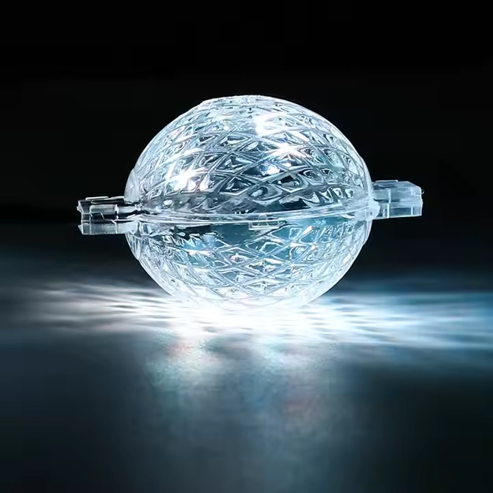 SHIJI Factory Custom DC12V 3D Luminous Ball 360 Degree IP67 Waterproof LED Light String Hanging Point Light Source Lighting2