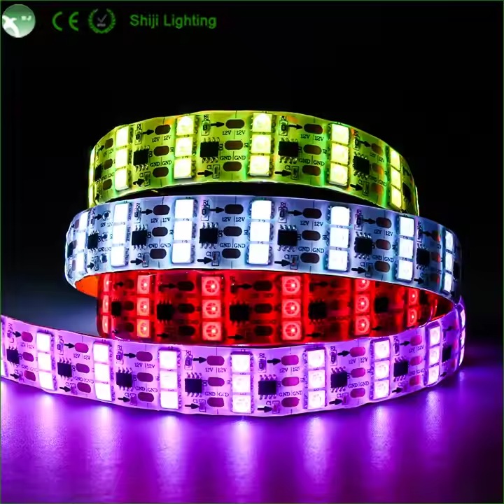 DC12V 10mm Width LED Flexible Strips, 144 Ledsm SMD 5050 RGB LED Strips Light with 1903ic