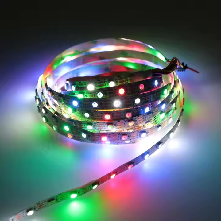 DC5V 10mm Width Digital LED Flexible StripsSMD 5050 RGB SK6812 LED Programmable led strip