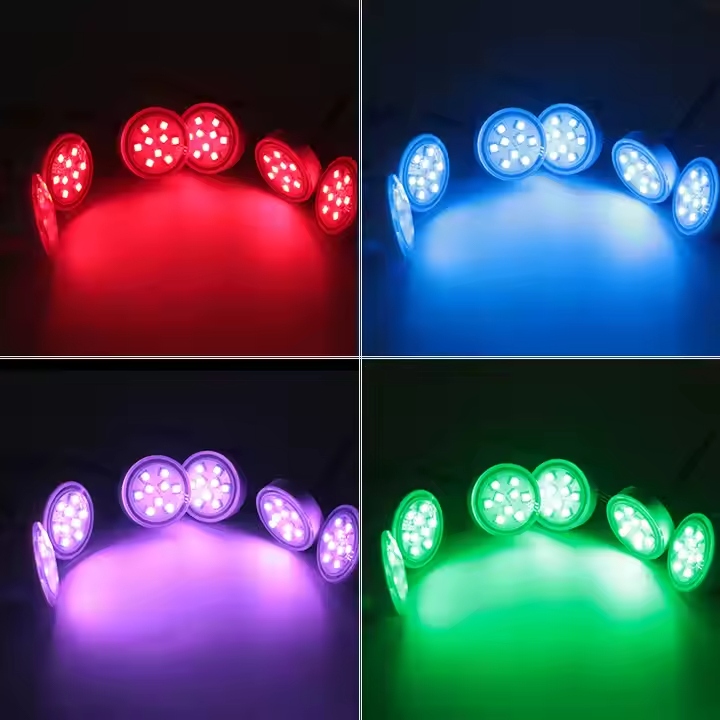 SHIJI Outdoor Waterproof 9LEDs 45mm Programmable RGB Pixel Lights Led String Lights for Amusement Park