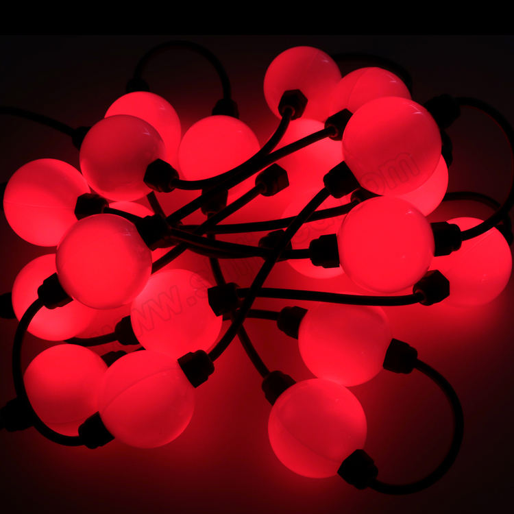 SHIJI 360 Pixel RGB DC12V DMX512 Led Pixel Ball String Lights Colorful Control Software Christmas Decoration 2