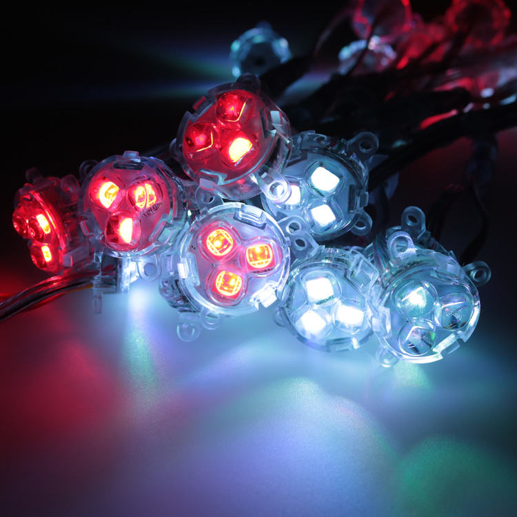12v Ws2811 30mm Smart Pixel Rgb Light Waterproof for Christmas Decorative Light 4