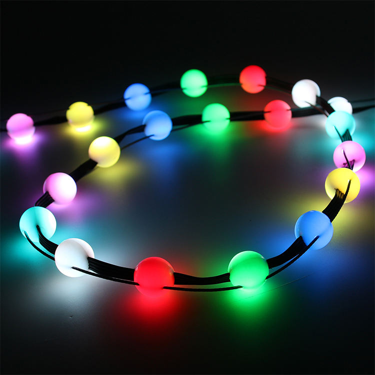 SHIJI Magic Pixel Christmas Point Lights Outdoor Permanent Led Lights Led Curtain Lights 1