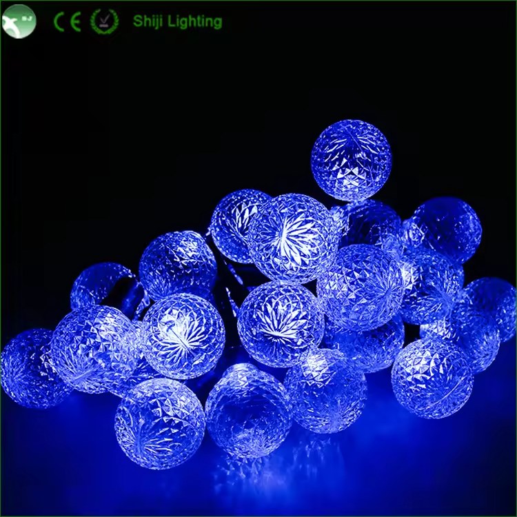 Permanent Christmas Lights C40T Digital Bullet Head Shell Christmas RGB LED Light String for Decorative DC5V12V-1