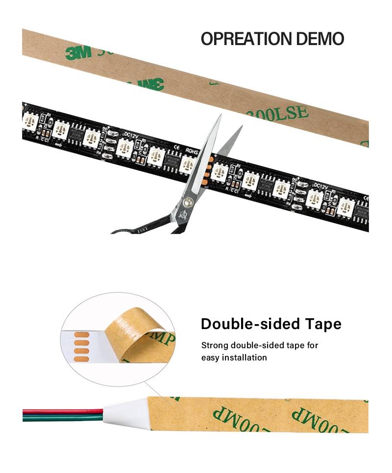 led strip light installation